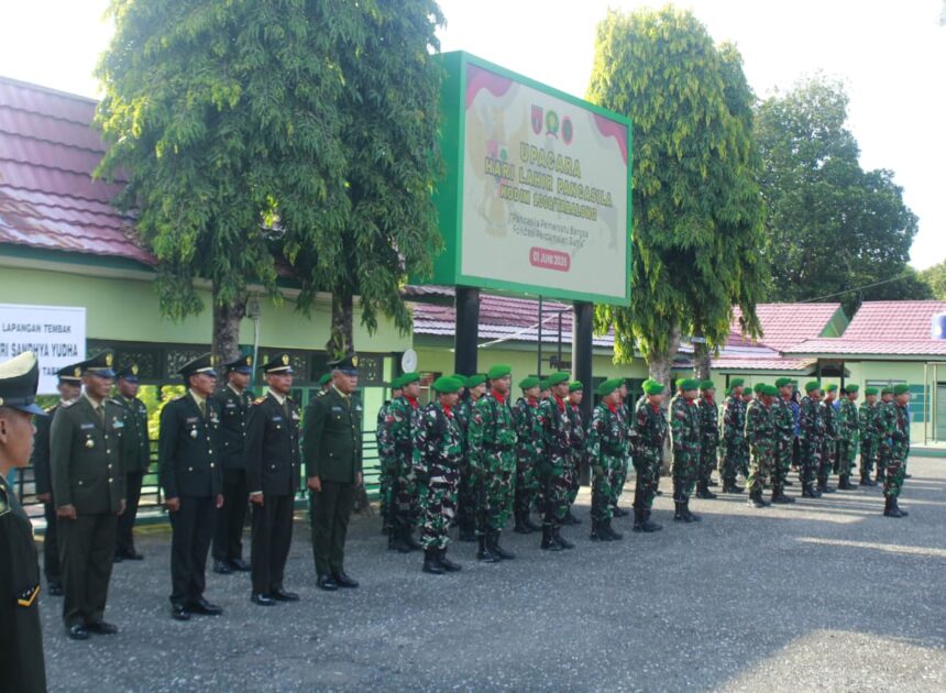 Kodim 1008/Tabalong Peringati Hari Lahir Pancasila, Kobarkan Semangat Cinta Tanah Air