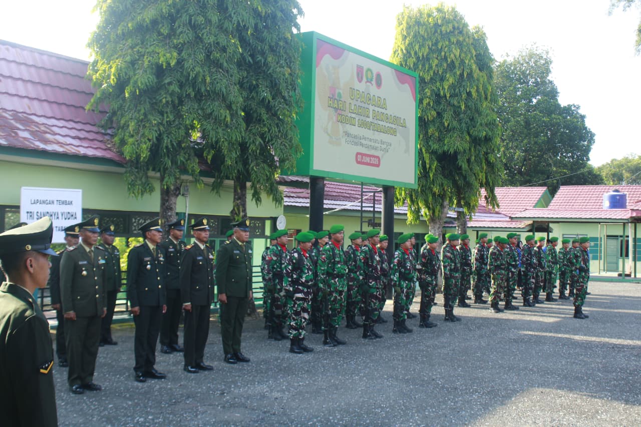 Kodim 1008/Tabalong Peringati Hari Lahir Pancasila, Kobarkan Semangat Cinta Tanah Air