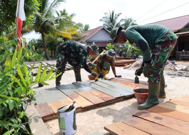 Persiapan Lantai Jembatan Garuda Dimulai, Papan Ulin Jalani Pengecatan Dasar