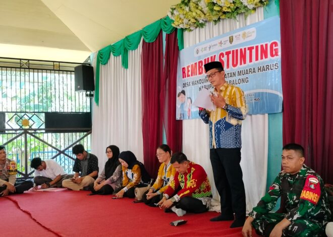 Babinsa Hadir Perkuat Komitmen Penanganan Stunting di Desa Manduin