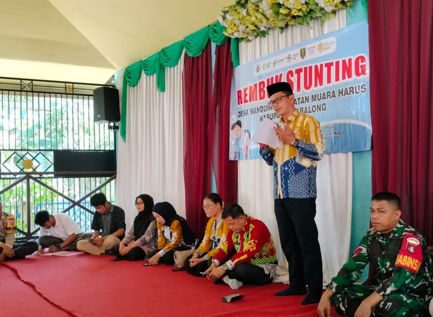 Babinsa Hadir Perkuat Komitmen Penanganan Stunting di Desa Manduin