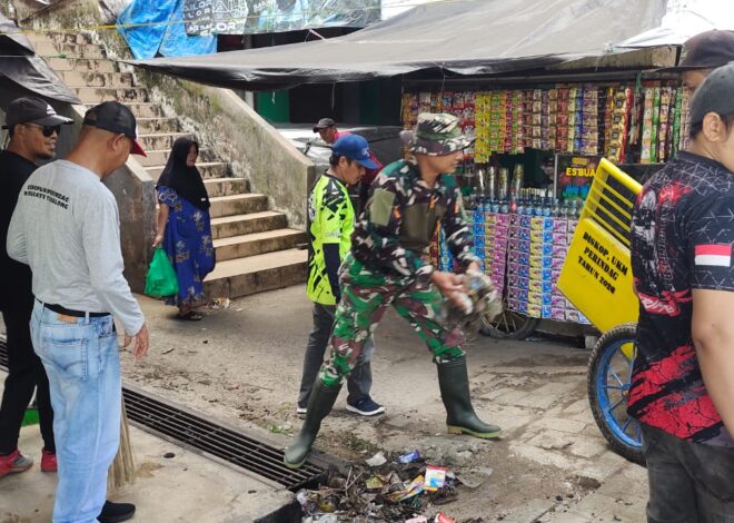 Koramil 1008-05/Kelua-Muara Harus Bersama Forkopimcam Gelar GEMA JALIN, Wujud Nyata Kepedulian Terhadap Kebersihan Lingkungan