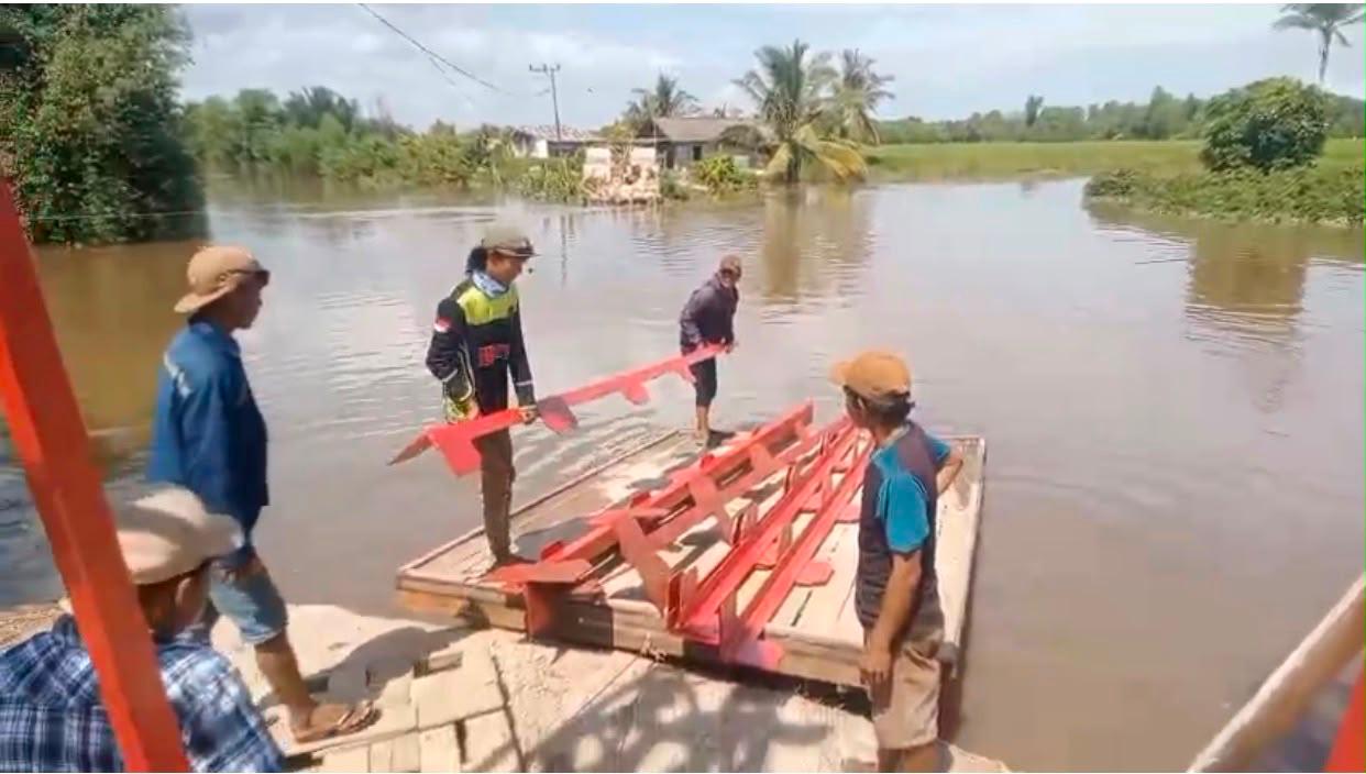 Progres Menggembirakan, Rangkaian Menara Pylon Tepi Jauh Jembatan Garuda Mulai Didatangkan