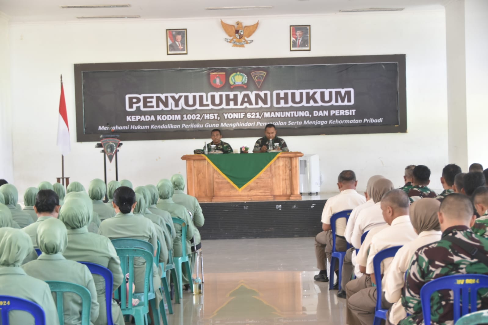 Melalui Penyuluhan Hukum, Kumdam XXII/TB Tingkatkan Kesadaran Hukum Prajurit dan Keluarga