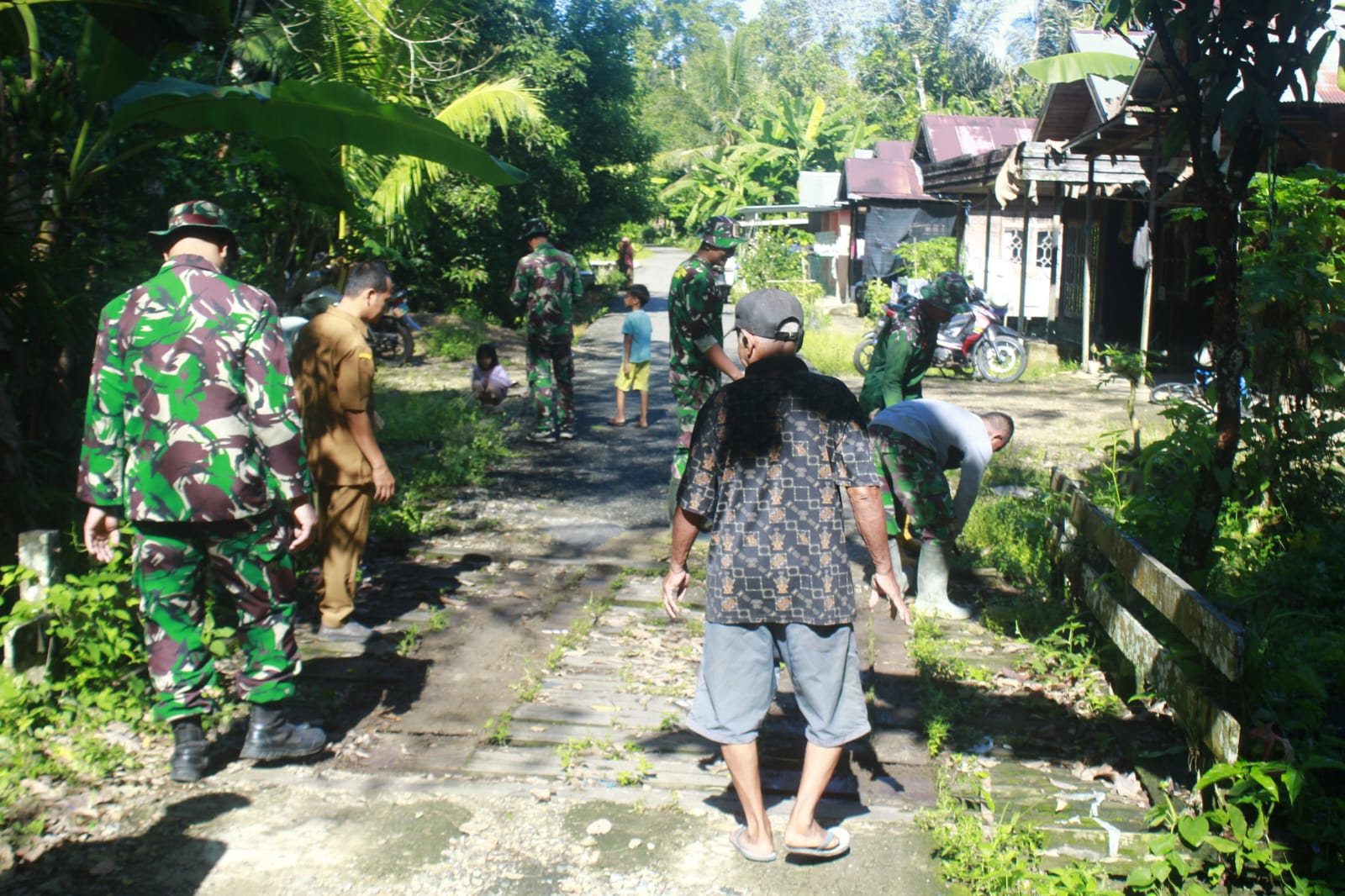 Dandim 1008/Tabalong Targetkan Jembatan Garuda Rampung dalam Sebulan